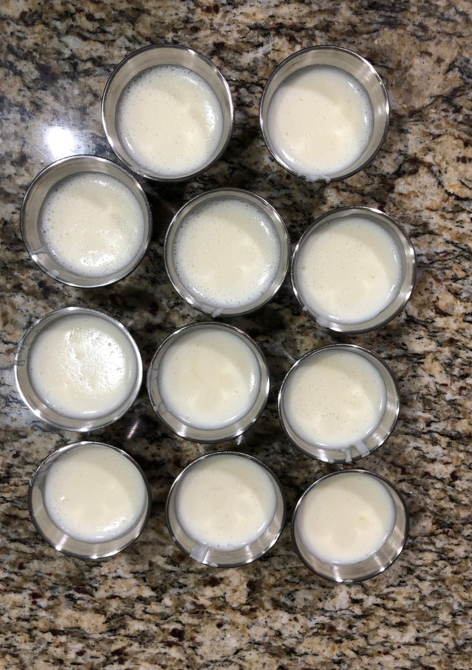 Una foto de Flan de Queso