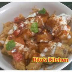 Sweet potato Chaat A picture of Sweet potato Chaat.