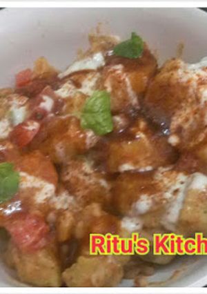 A picture of Sweet potato Chaat.