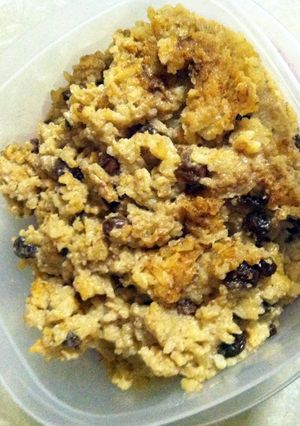 A picture of Rice Pudding With Leftover Rice.