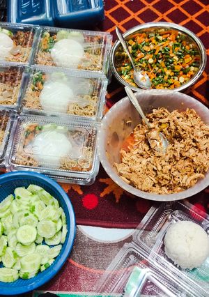 Foto resep Nasi campur utk sedekah Jum'at