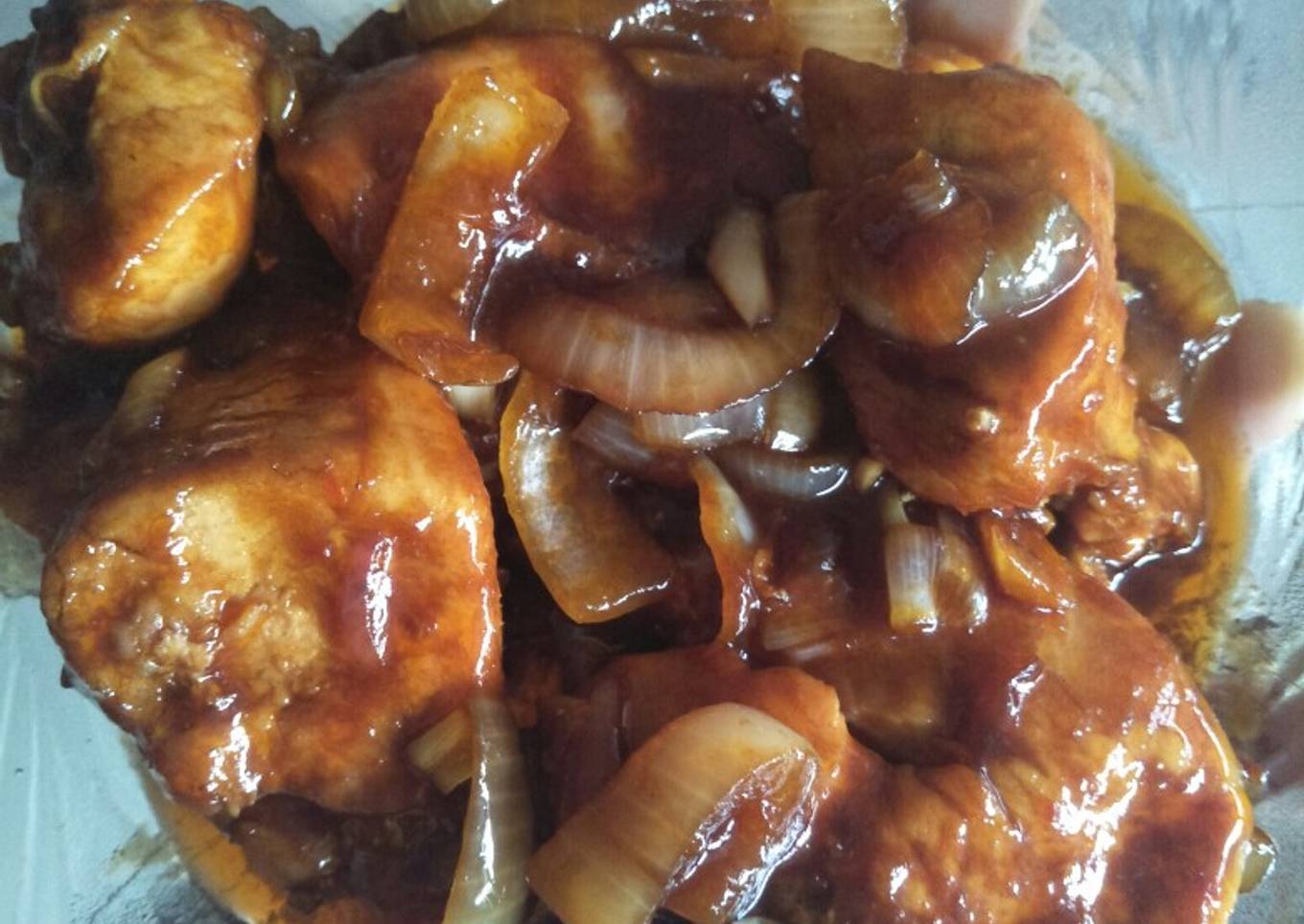 Ayam goreng mentega simple