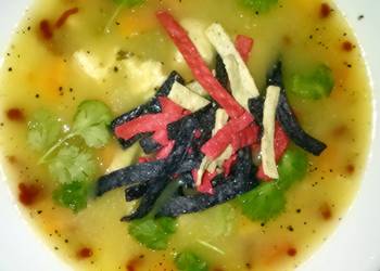 Latest Recipe ChickenRice Tortilla Soup Very Delicious