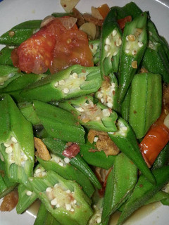 Foto resep Okra tumis terasi ebi