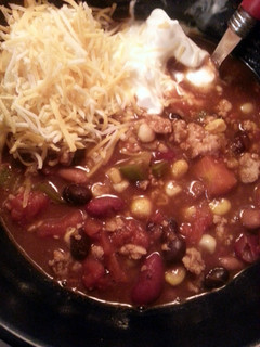 A picture of HOT chili con carne.
