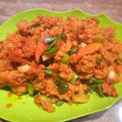 รูปของ Tumis oncom leunca mercon