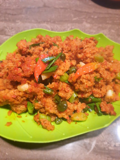 Foto resep Tumis oncom leunca mercon