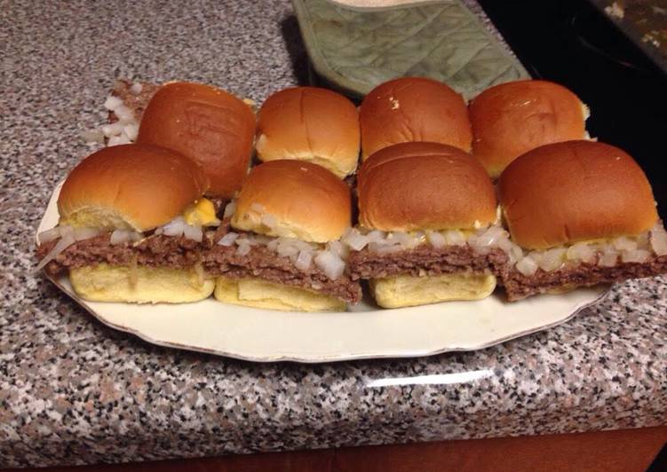 White Castle Sliders Recipe by Brad Wells Cookpad