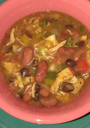 A picture of Chipotle Chicken Stew.