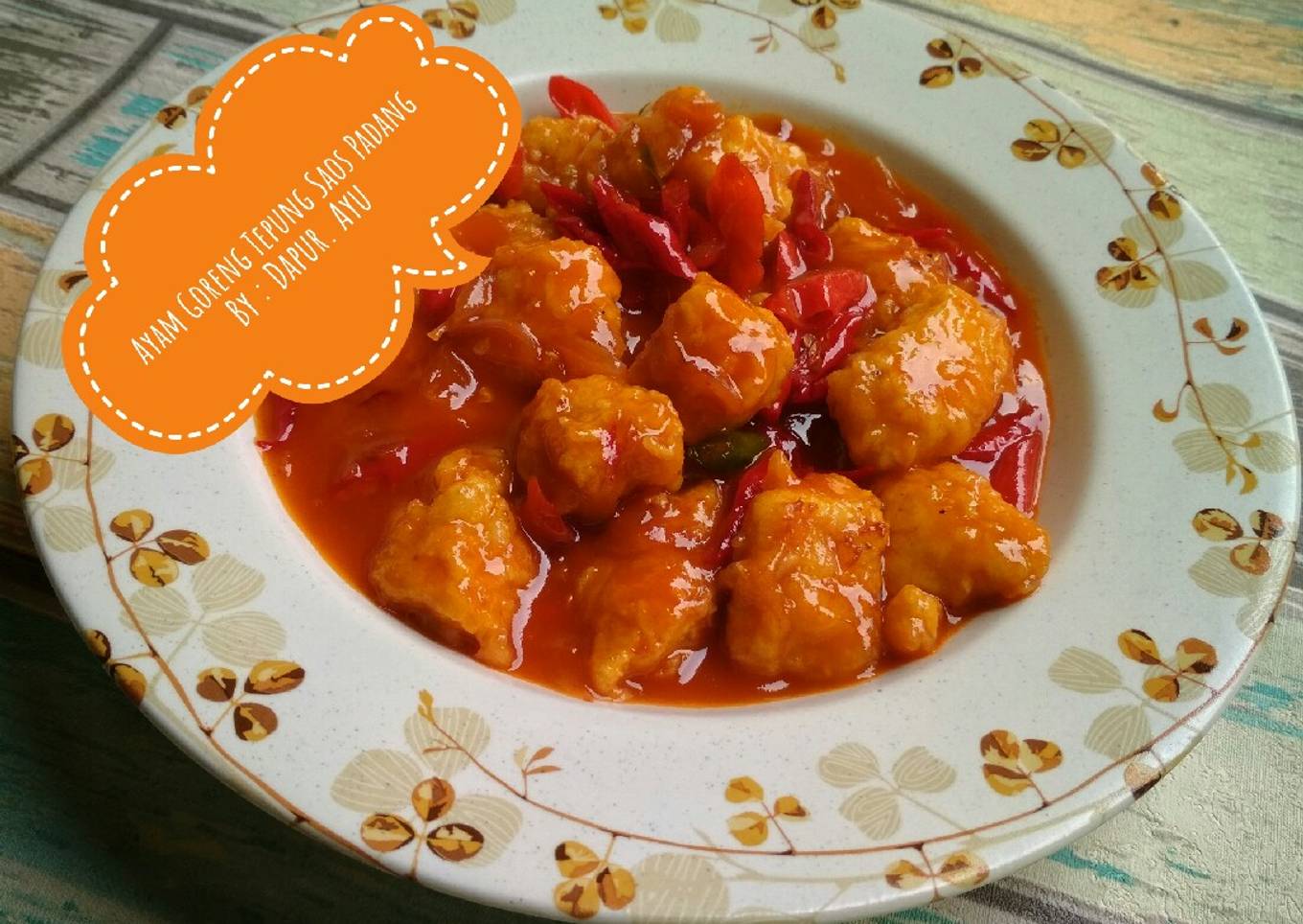 Ayam Goreng Tepung Saus Padang