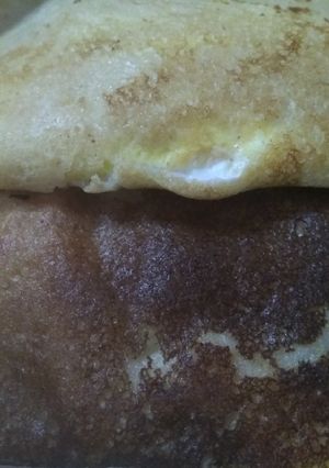 صورة لوصفة كريب بالبيض والجبن