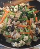 Đậu hũ xào trứng