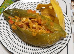 Una foto de Pepinos Rellenos