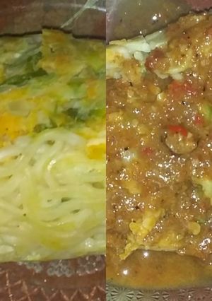 Foto resep Lemper mie bumbu kacang