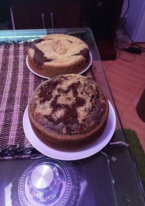 A picture of Vanilla chocolate cake.