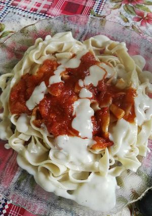 Una foto de Fideos Caseros al huevo