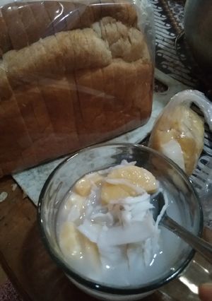 Foto resep Kelapa muda tape roti