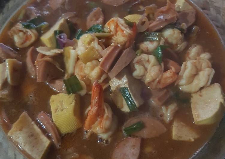 Udang Tahu Sosis Saus Tiram