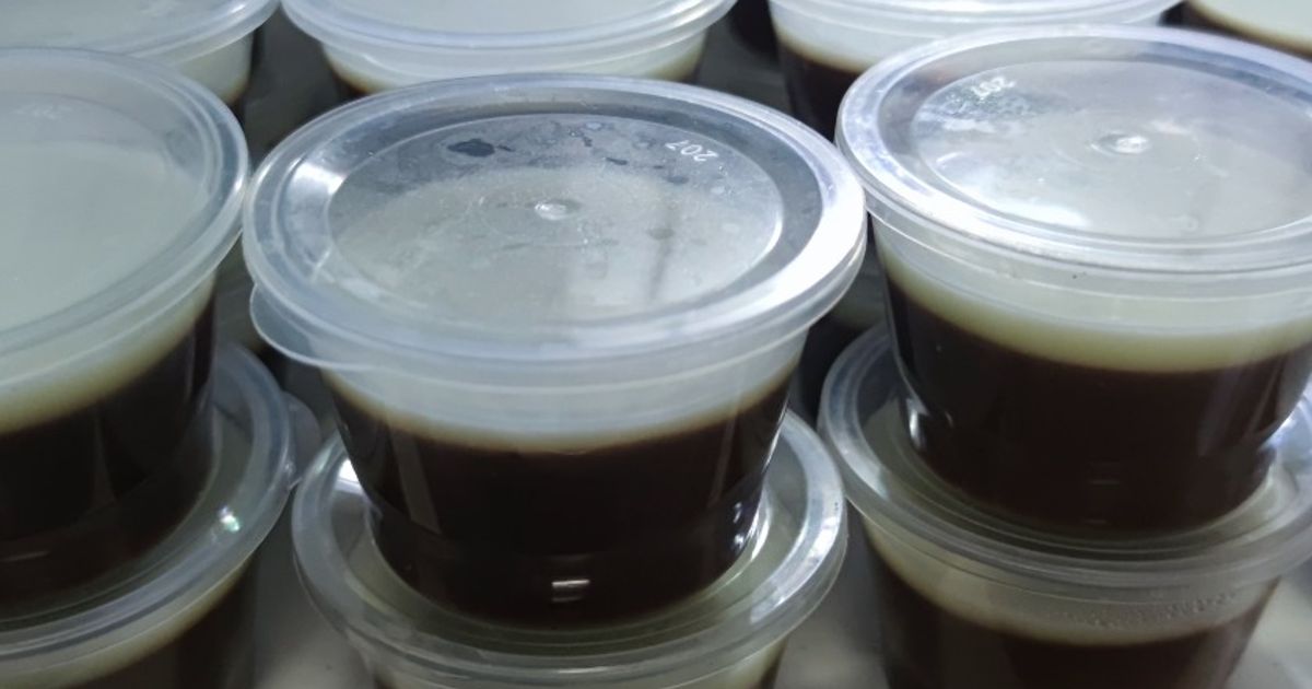 Puding Cokelat 5 Bahan