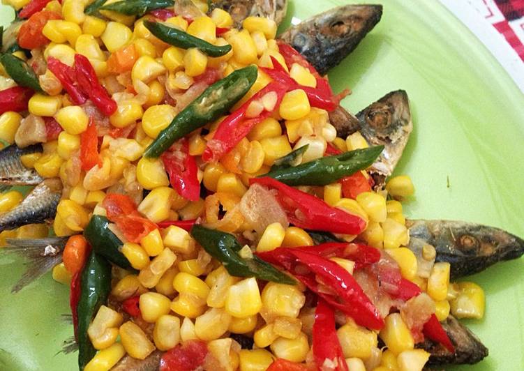 Cara Gampang Membuat Peda sambal jagung 🐟🌶🌽, Enak