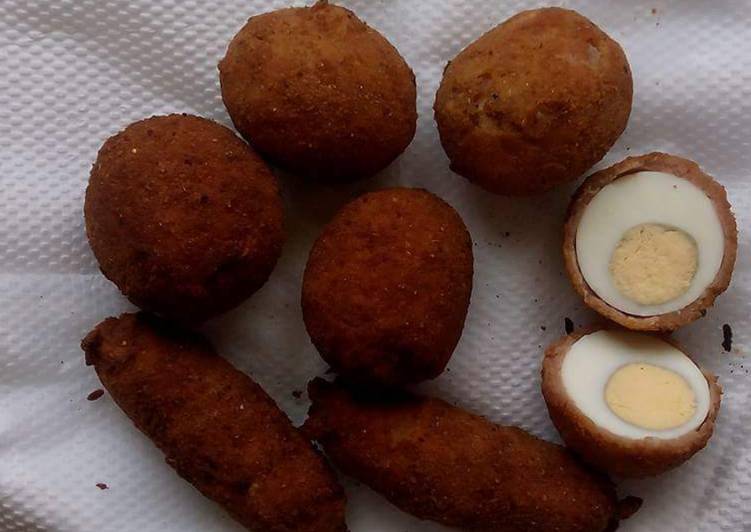 Scotched and Sausages Eggs #localfoodcontest_mombasa