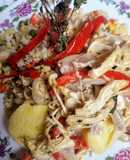 Pechuga de Pollo con curry