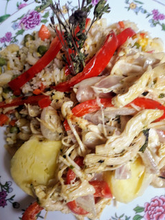 Una foto de Pechuga de Pollo con curry