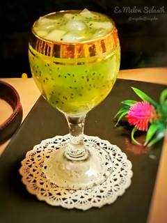 Foto resep Es Melon Selasih