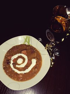 Füstölt csülkös újévi lencse leves 🍀🎉🎆 recept fotója