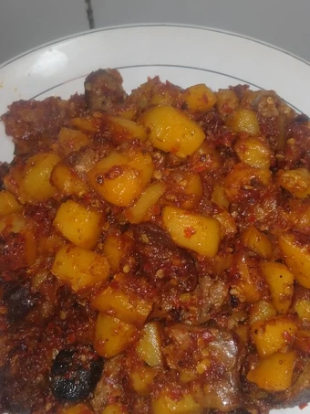 Cara Mudah Membuat Resep  Sambel goreng kentang ati ampela yang Bisa Manjain Lidah, Enak Banget