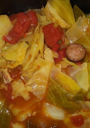 A picture of Flavorful cabbage.