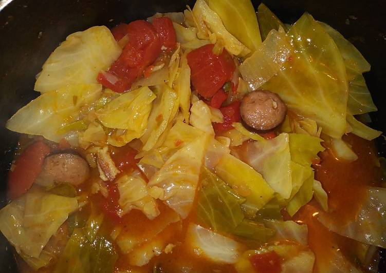 Steps to Prepare Perfect Flavorful cabbage