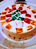 Gelatina en Mosaico de 3 Colores