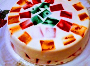 Una foto de Gelatina en Mosaico de 3 Colores