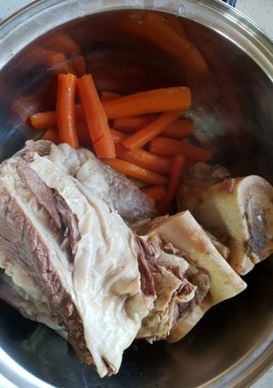 Marhahús leves hagyományosan recept fotója