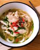 Bánh Canh Gà Xé Đơn Giản