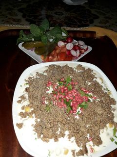 صورة لوصفة فتة حمص