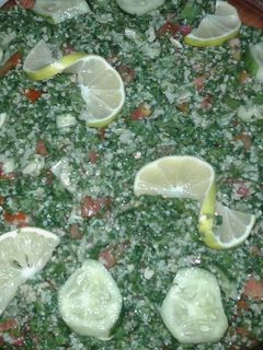 صورة لوصفة تبولة🍅🍋🍴