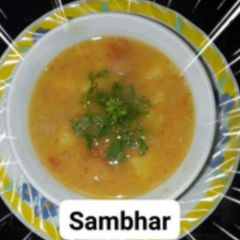 A picture of Sambhar.
