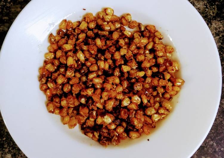 Crispy and crunchy corn masala