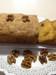 Una foto de Budin de zanahoria con nueces