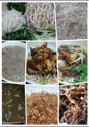 Hình của món Miến Lươn (miến nước,miến trộn,cháo).