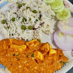 Panner butter masala A picture of Panner butter masala.