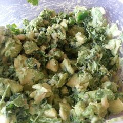 A picture of Chunky Avocado and Cilantro Pesto.