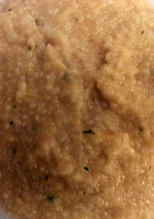 A picture of Cheddar Ranch Grits.