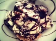 A picture of chocolate wafer