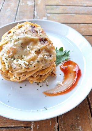 Foto resep Spagheti Cream Brulee