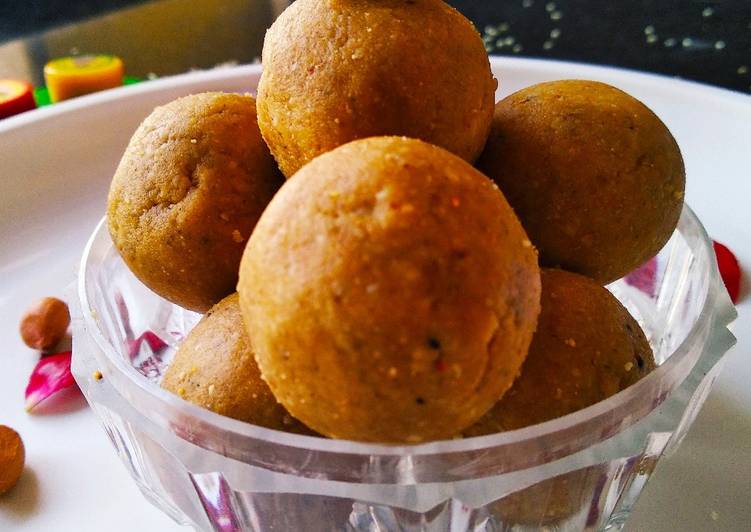 How to Prepare Quick Peanut and till ladoo