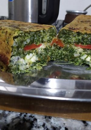 Una foto de Budín de Espinacas y algo más
