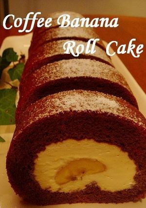 A picture of Coffee & Banana Roll Cake.
